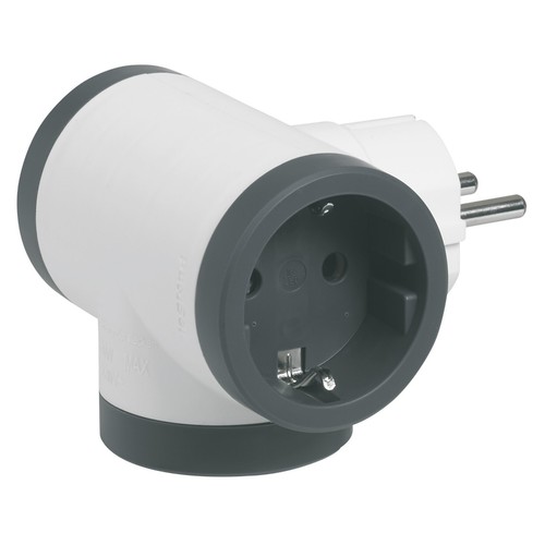 Seitenadapter dreifach t - dreifach, 2p+t