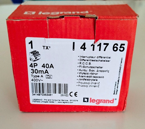 Legrand fi schutzschalter - tx³, fi-schutzschalter
